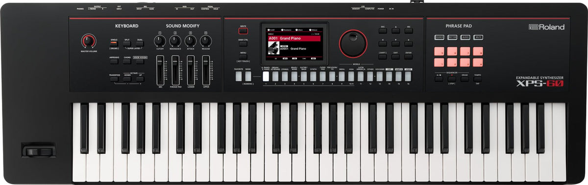Đàn Synthesizer Roland XPS-60 - bảng điều khiển (Đen)