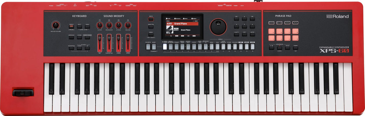Đàn Synthesizer Roland XPS-60 - bảng điều khiển (Đỏ)