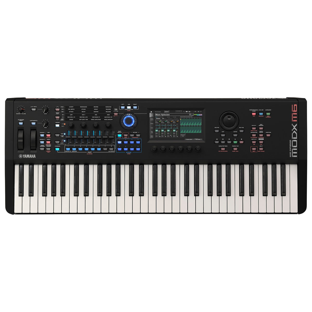 Đàn Synthesizer Yamaha MODX M6 - bảng điều khiển
