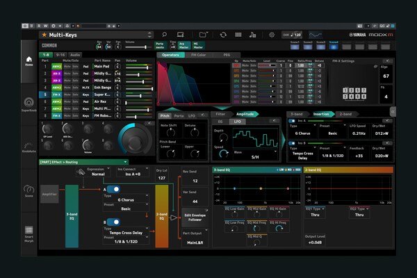 Đàn Synthesizer Yamaha MODX M6 - cận cảnh chi tiết