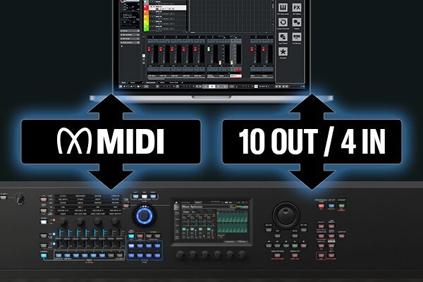 Đàn Synthesizer Yamaha MODX M7 - cận cảnh chi tiết