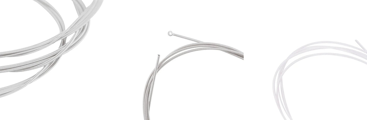 Cận cảnh dây cao và dây trầm bộ Alice AC106 (ảnh của Alice)