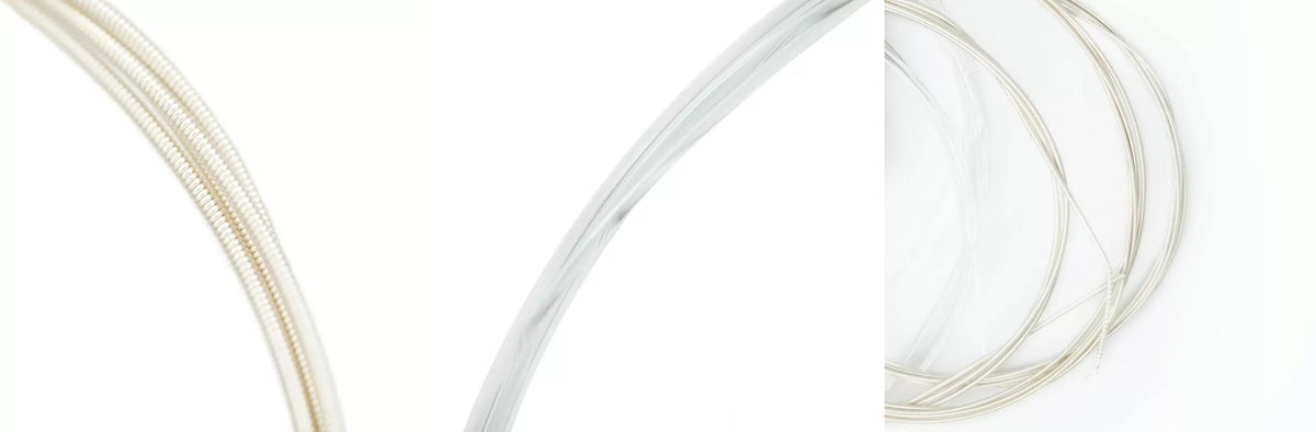 Cận cảnh dây cao và dây trầm bộ Alice AC107 (ảnh của Alice)