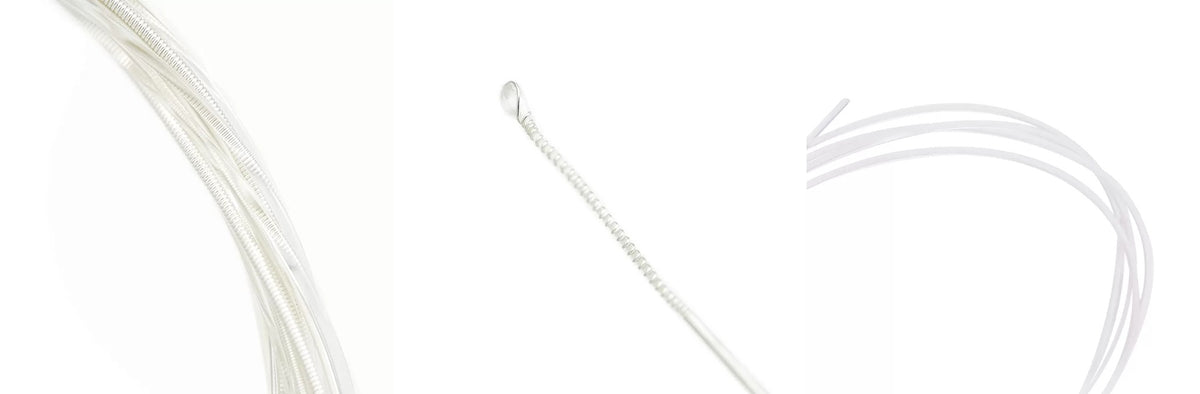 Cận cảnh dây cao và dây trầm bộ Alice AC132 (ảnh của Alice)