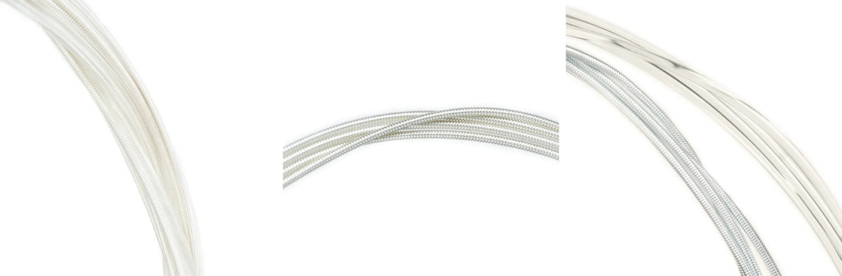 Cận cảnh dây cao và dây trầm bộ Alice AC136 (ảnh của Alice)
