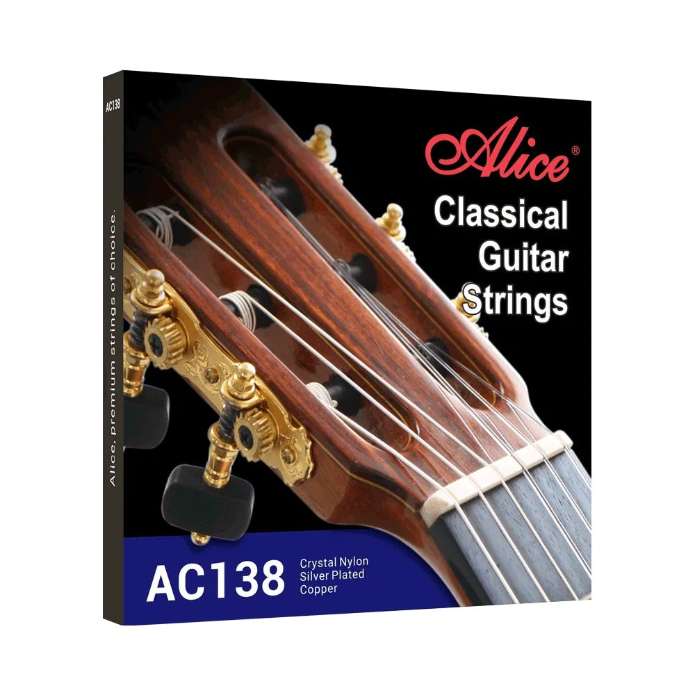 Dây Alice AC138-H Hard Tension – bao bì mặt trước bộ dây đàn guitar classic