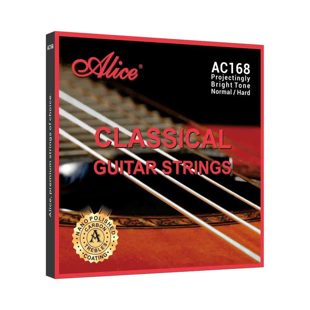 Dây Alice AC168-N Normal Tension – bao bì mặt trước bộ dây đàn guitar classic
