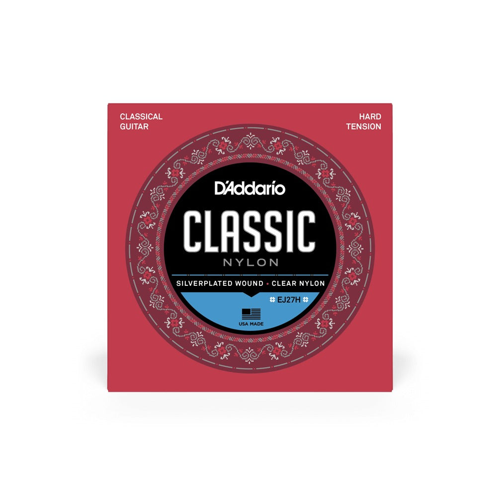 Bao bì dây D'Addario EJ27H chụp thẳng mặt trước