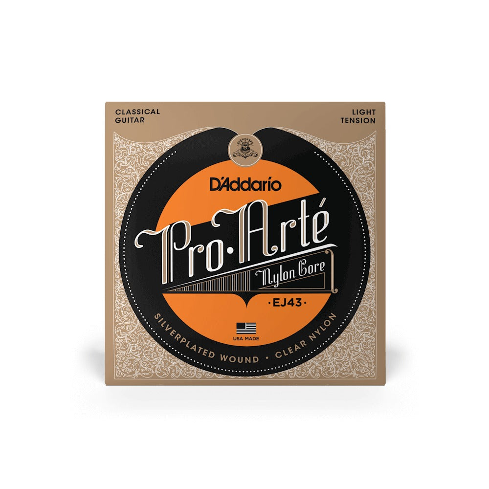 Bao bì dây D'Addario EJ43 chụp thẳng mặt trước
