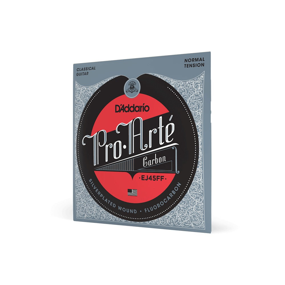 Dây D'Addario EJ45FF Pro-Arté Carbon – bao bì mặt trước dây đàn guitar classic