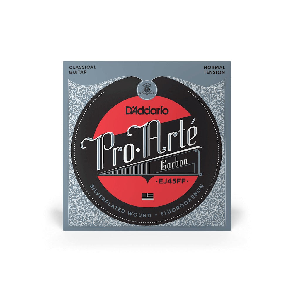 Bao bì dây D'Addario EJ45FF chụp thẳng mặt trước