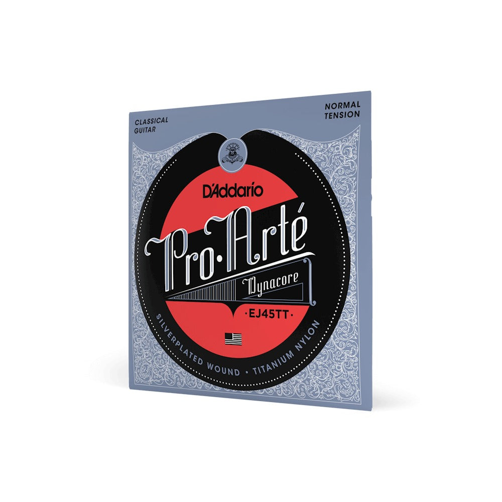 Dây D'Addario EJ45TT Pro-Arté Dynacore – bao bì mặt trước dây đàn guitar classic
