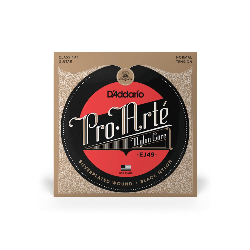 Bao bì dây D'Addario EJ49 chụp thẳng mặt trước