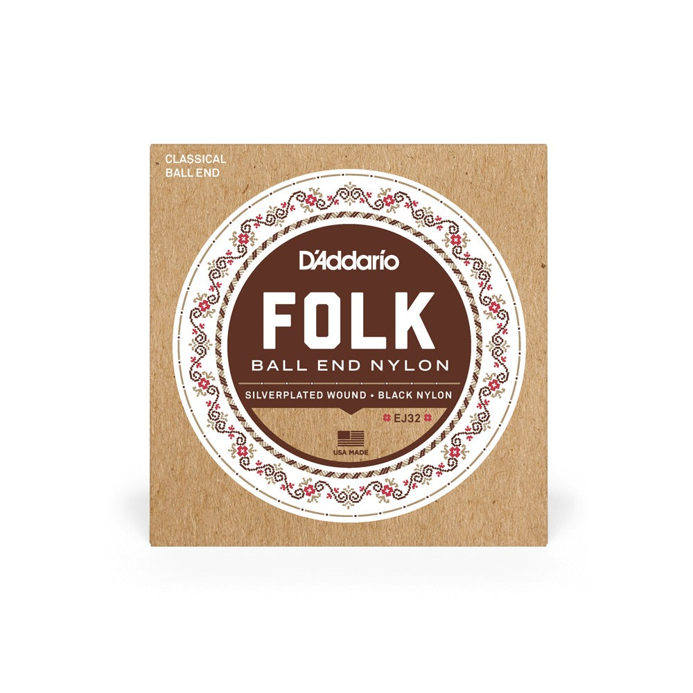 Bao bì dây D'Addario EJ32 chụp thẳng mặt trước
