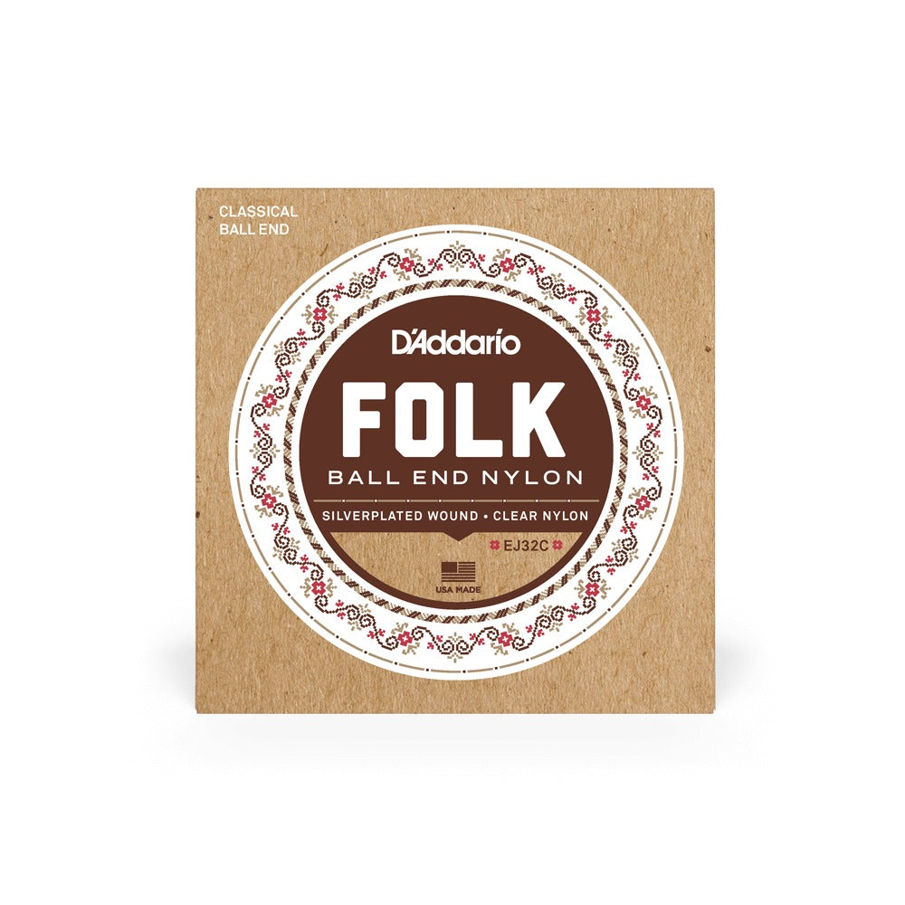 Bao bì dây D'Addario EJ32C chụp thẳng mặt trước