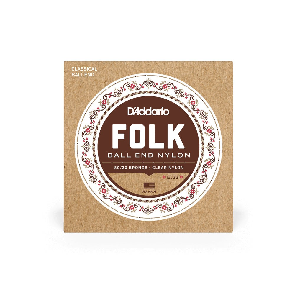 Bao bì dây D'Addario EJ33 chụp thẳng mặt trước