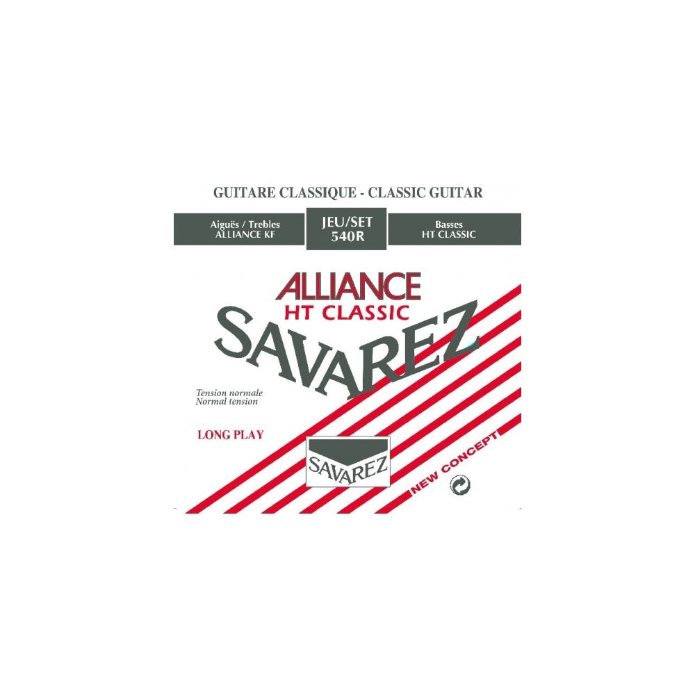 Dây Savarez 540R Alliance HT Classic Normal Tension – bao bì mặt trước bộ dây đàn guitar classic