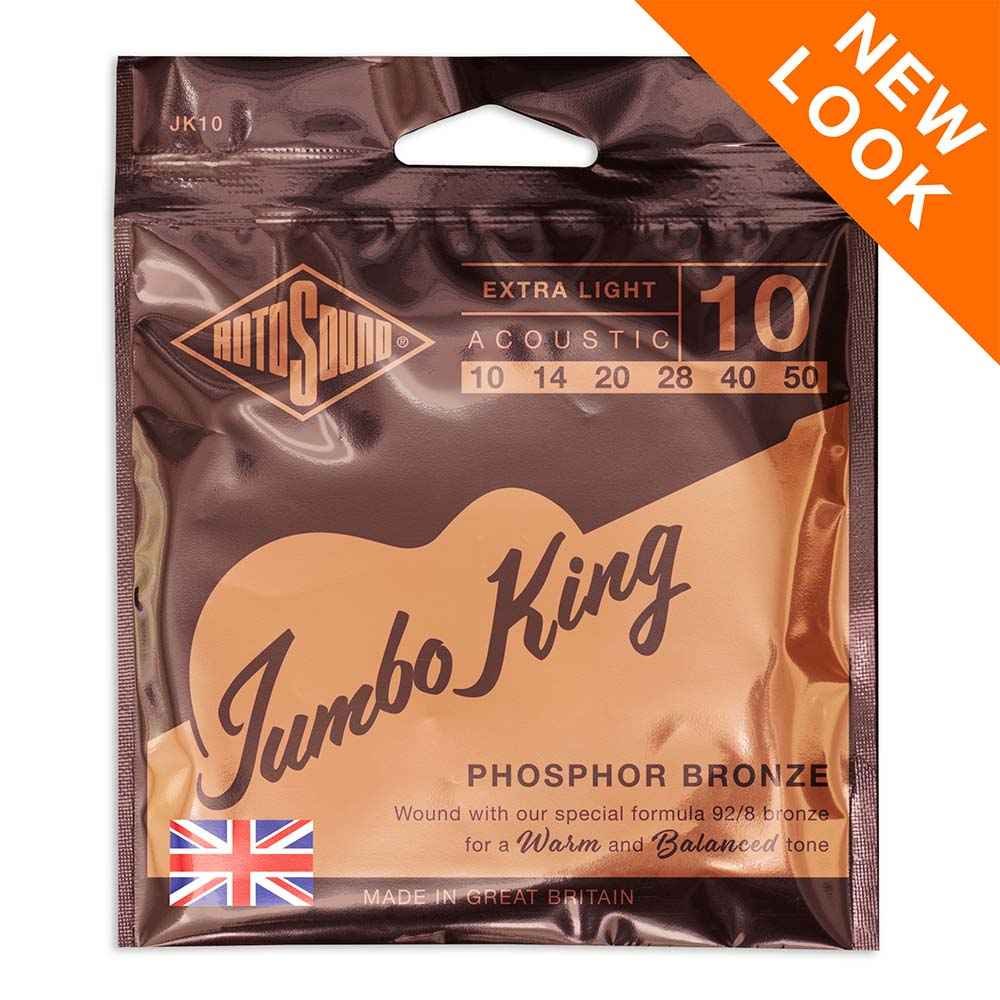 Rotosound JK10 Jumbo King – ảnh giới thiệu bao bì mẫu mới của hãng