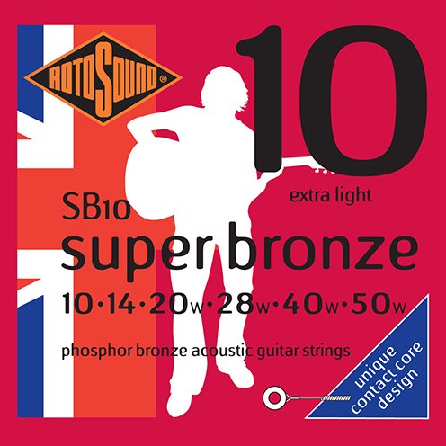 Thiết kế bao bì dây Rotosound SB10 Super Bronze