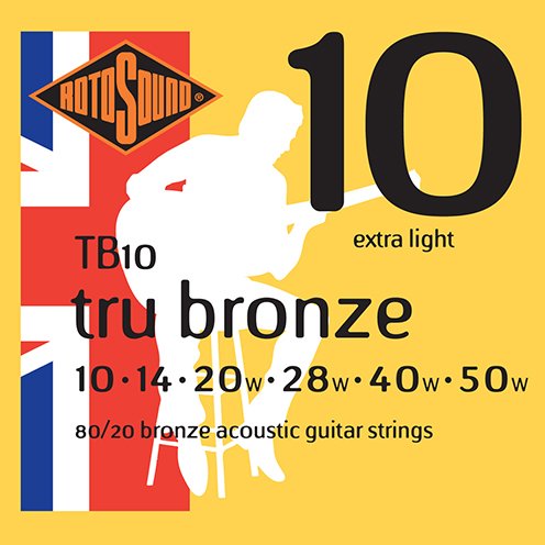 Thiết kế bao bì dây Rotosound TB10 Tru Bronze