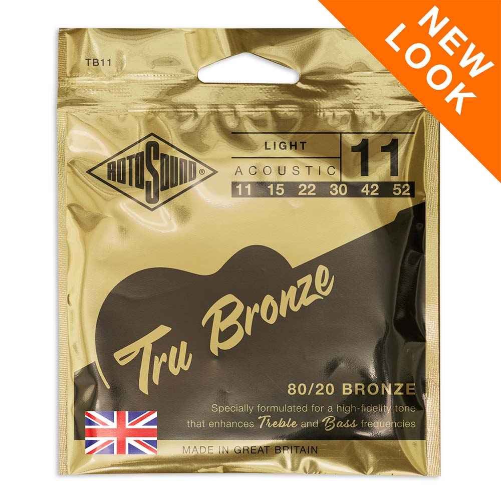 Rotosound TB11 Tru Bronze – ảnh giới thiệu bao bì mẫu mới của hãng