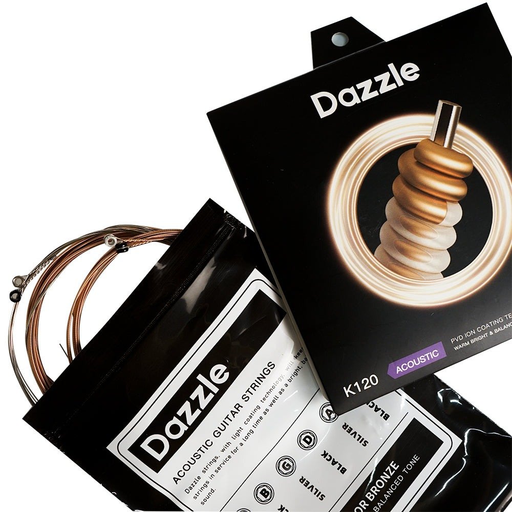 Hộp dây Saga Dazzle K Series và túi zip bên trong