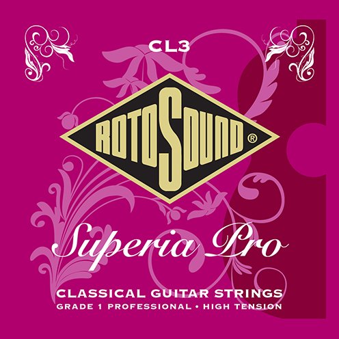 Thiết kế bao bì Rotosound CL3 Superia Pro – High Tension – cùng dòng Superia với CL2