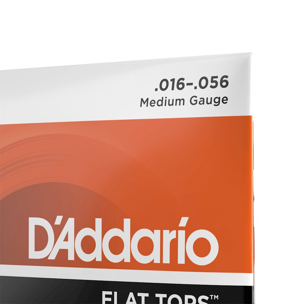 Cận cảnh bao bì dây D'Addario EFT13 16-56 Medium Resophonic
