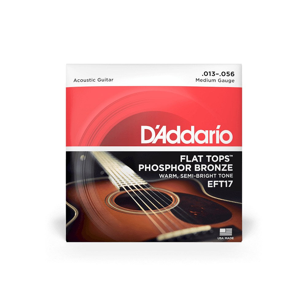 Bao bì dây D'Addario EFT17 cỡ 13-56 Medium – mặt trước