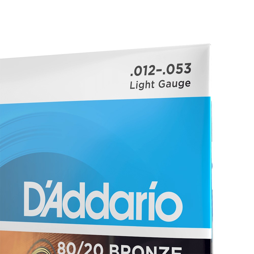 Cận cảnh bao bì dây D'Addario EJ11 12-53 Light