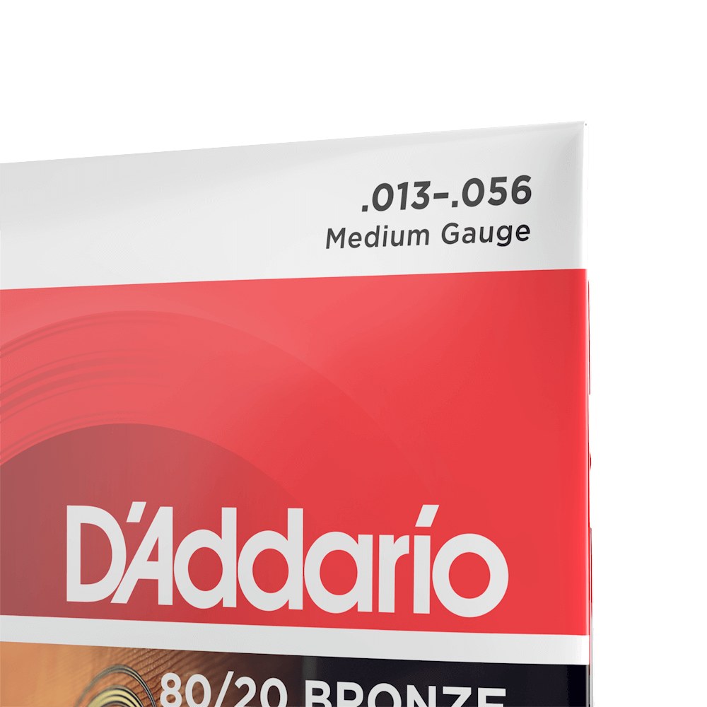 Cận cảnh bao bì dây D'Addario EJ12 13-56 Medium