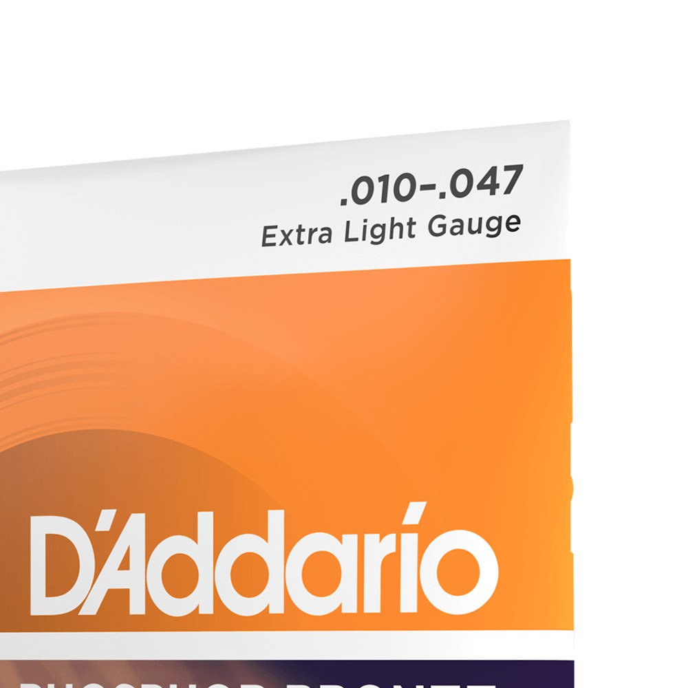 Cận cảnh bao bì dây D'Addario EJ15 10-47 Extra Light
