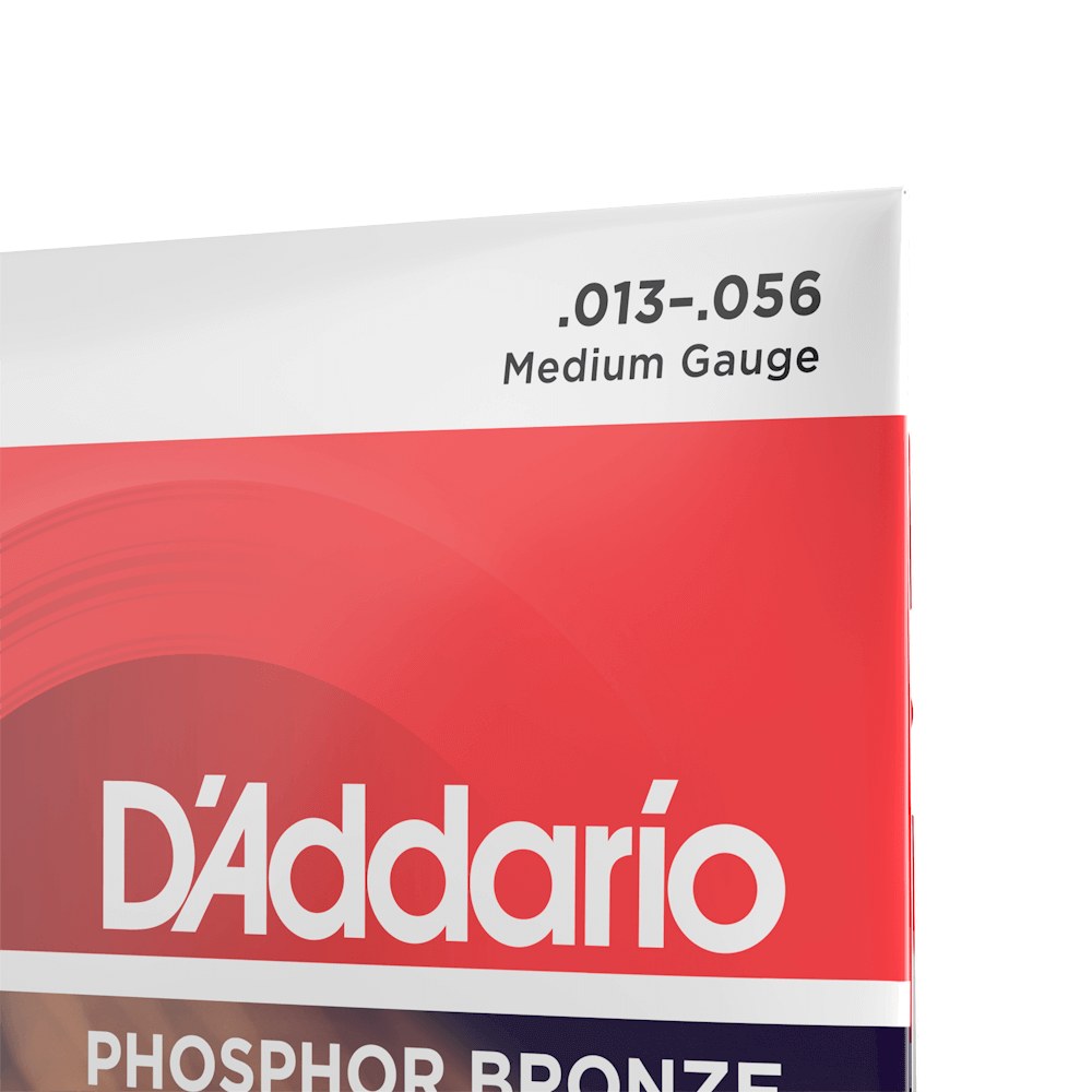 Cận cảnh bao bì dây D'Addario EJ17 13-56 Medium