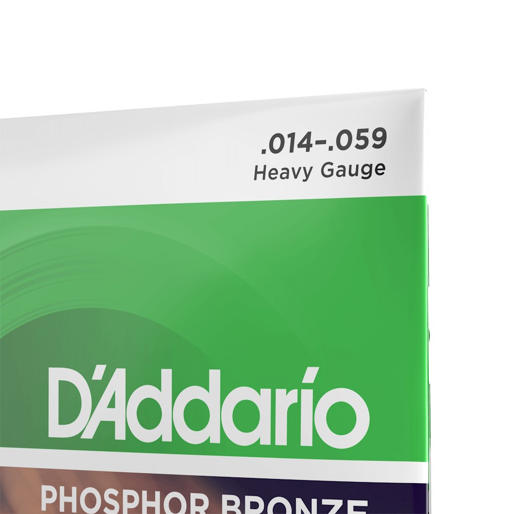 Cận cảnh bao bì dây D'Addario EJ18 14-59 Heavy