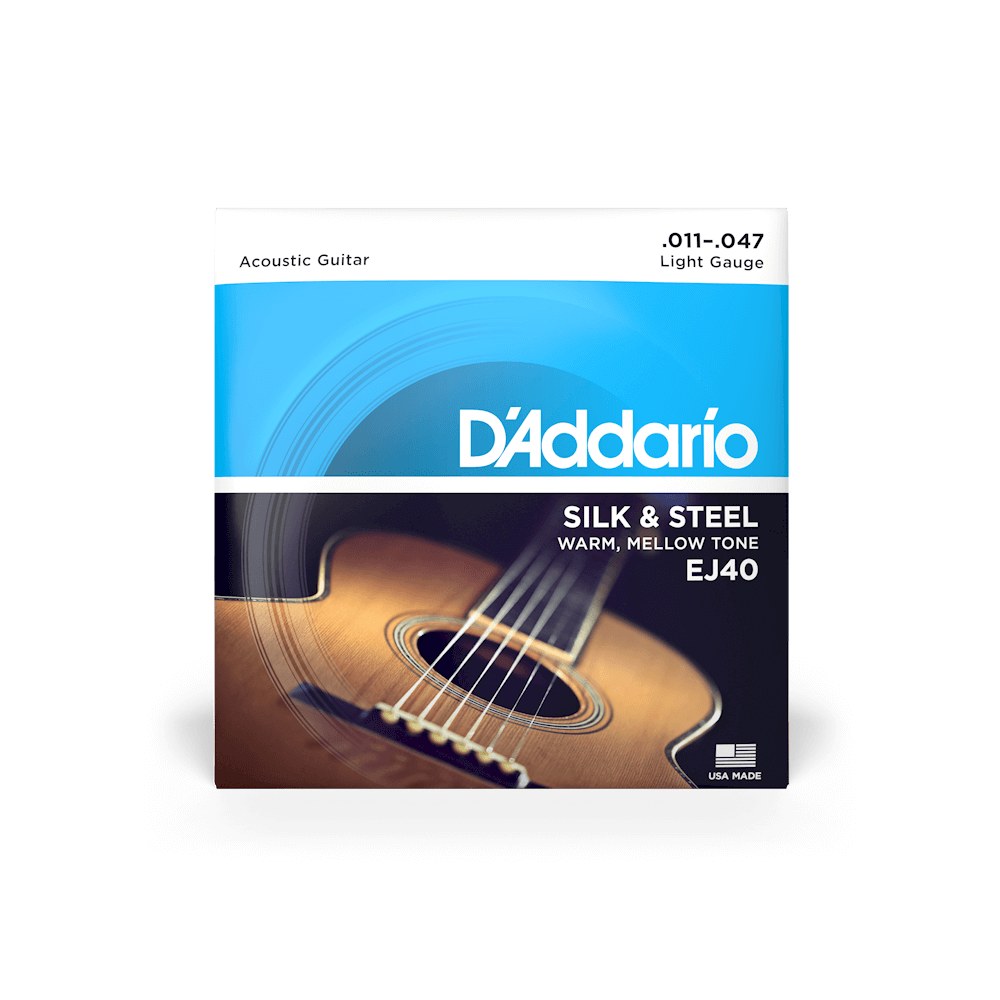 Bao bì dây D'Addario EJ40 cỡ 11-47 Light – mặt trước