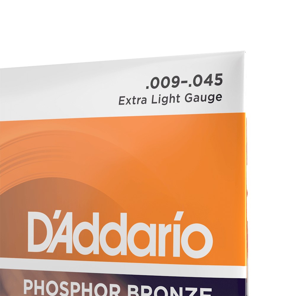 Cận cảnh bao bì dây D'Addario EJ41 09-45 Extra Light 12-String