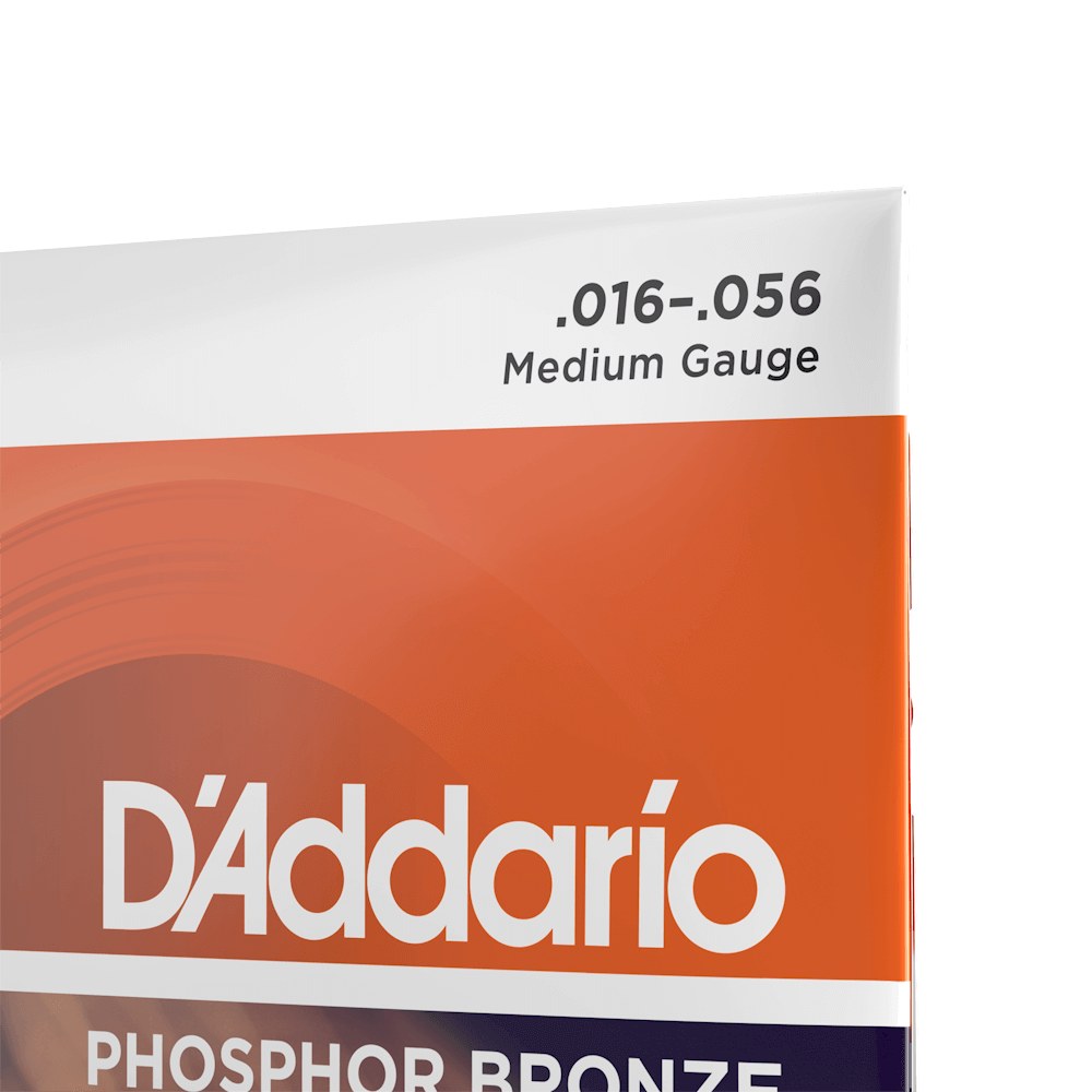 Cận cảnh bao bì dây D'Addario EJ42 16-56 Medium Resophonic