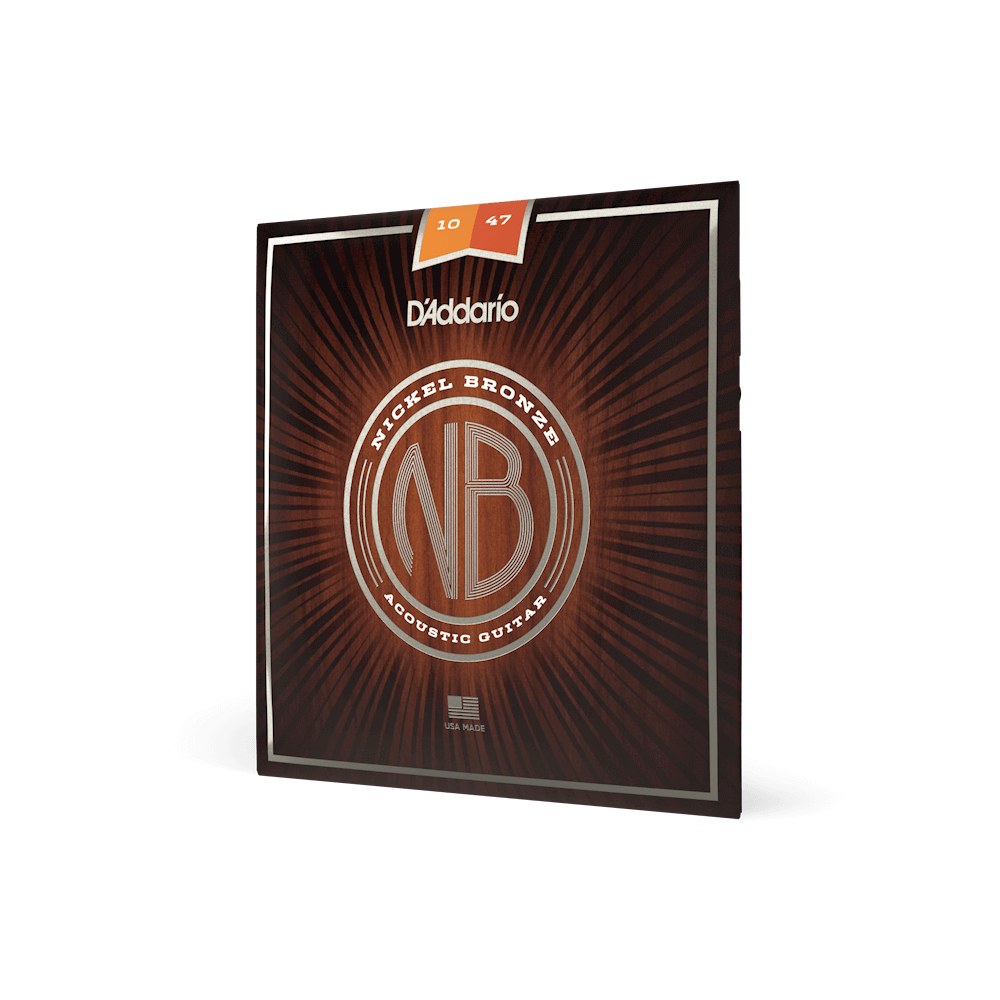 Dây D'Addario NB1047 Nickel Bronze 10-47 Extra Light – bao bì