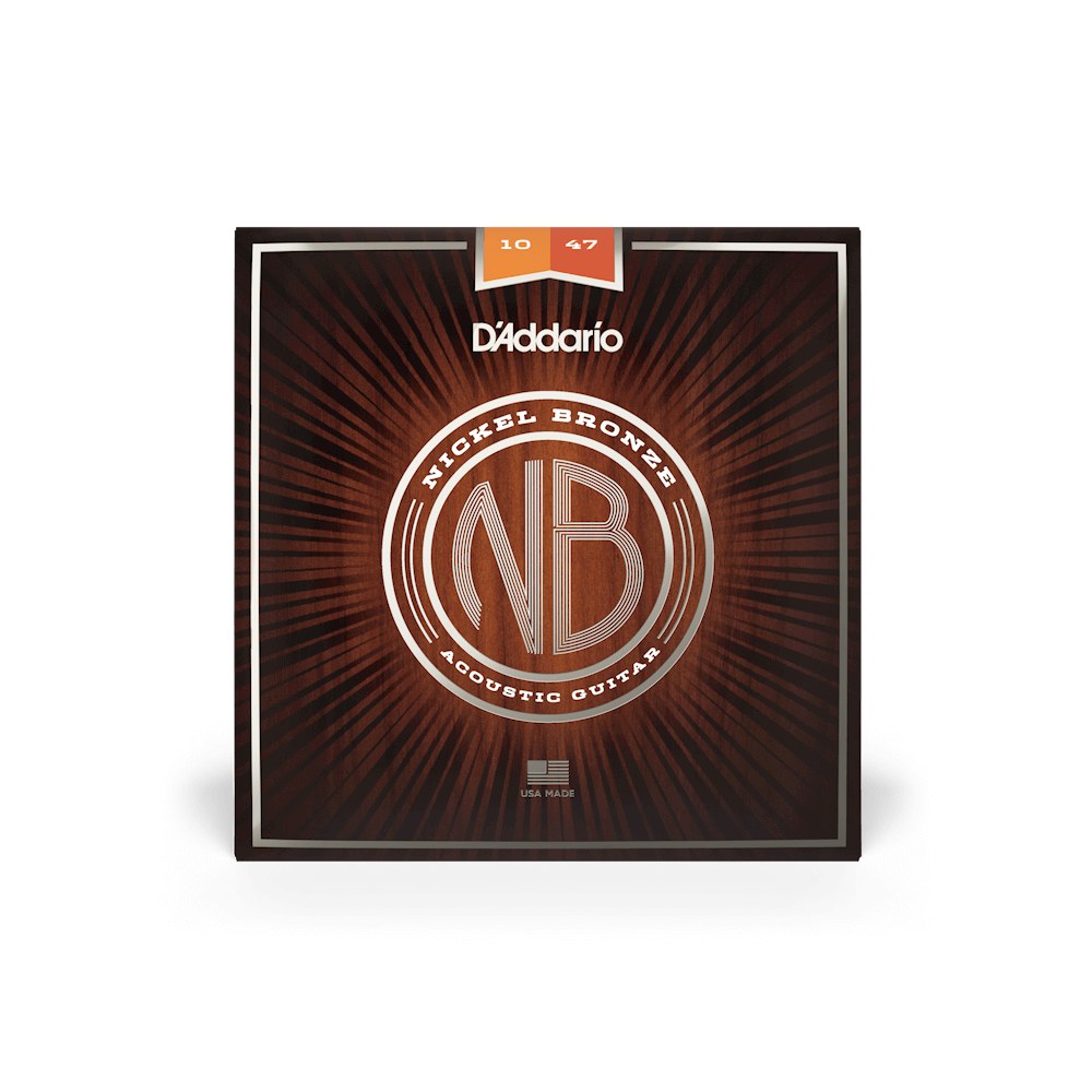 Bao bì dây D'Addario NB1047 cỡ 10-47 Extra Light – mặt trước