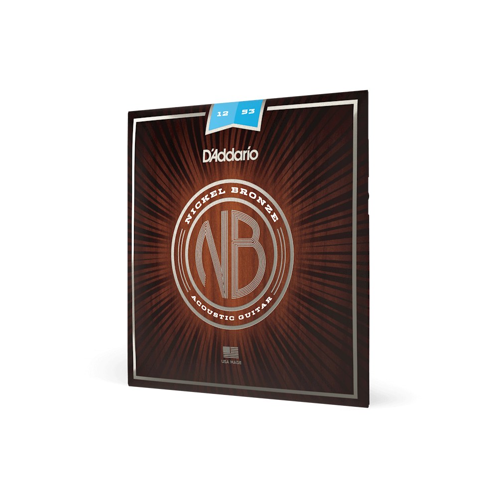 Dây D'Addario NB1253 Nickel Bronze 12-53 Light – bao bì