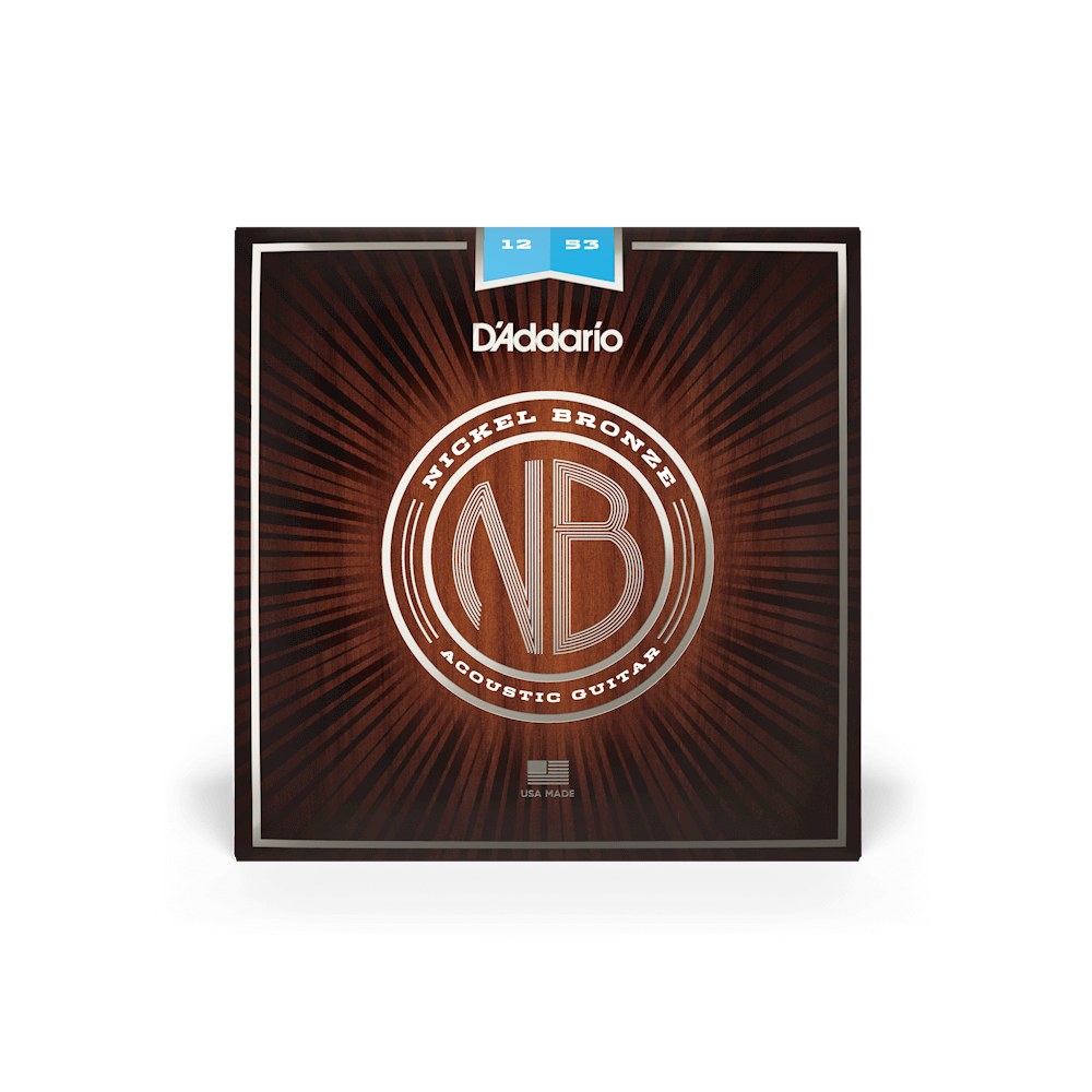 Bao bì dây D'Addario NB1253 cỡ 12-53 Light – mặt trước
