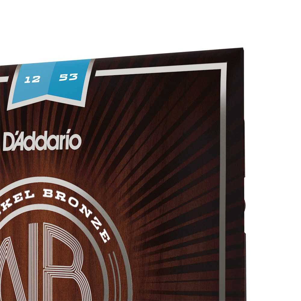 Cận cảnh bao bì dây D'Addario NB1253 12-53 Light