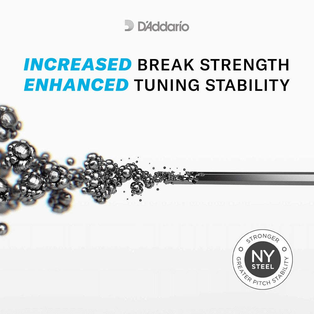 Dây D'Addario Nickel Bronze lõi thép NY – tăng độ bền, giữ tune ổn định