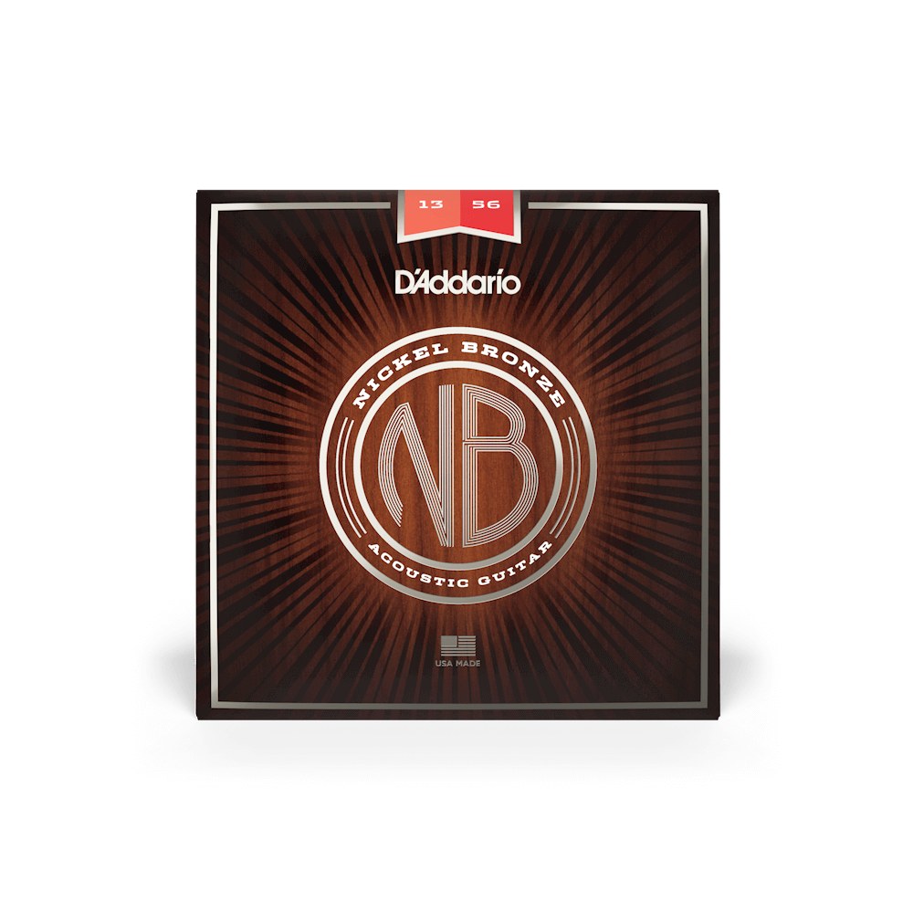 Bao bì dây D'Addario NB1356 cỡ 13-56 Medium – mặt trước