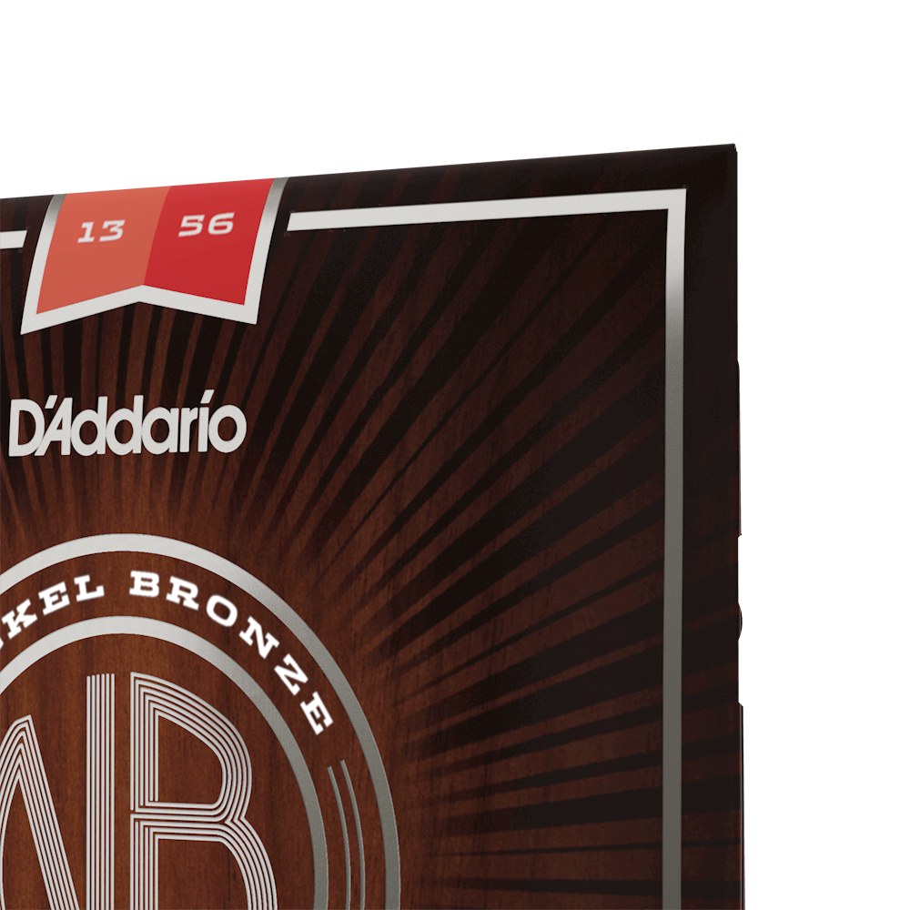 Cận cảnh bao bì dây D'Addario NB1356 13-56 Medium