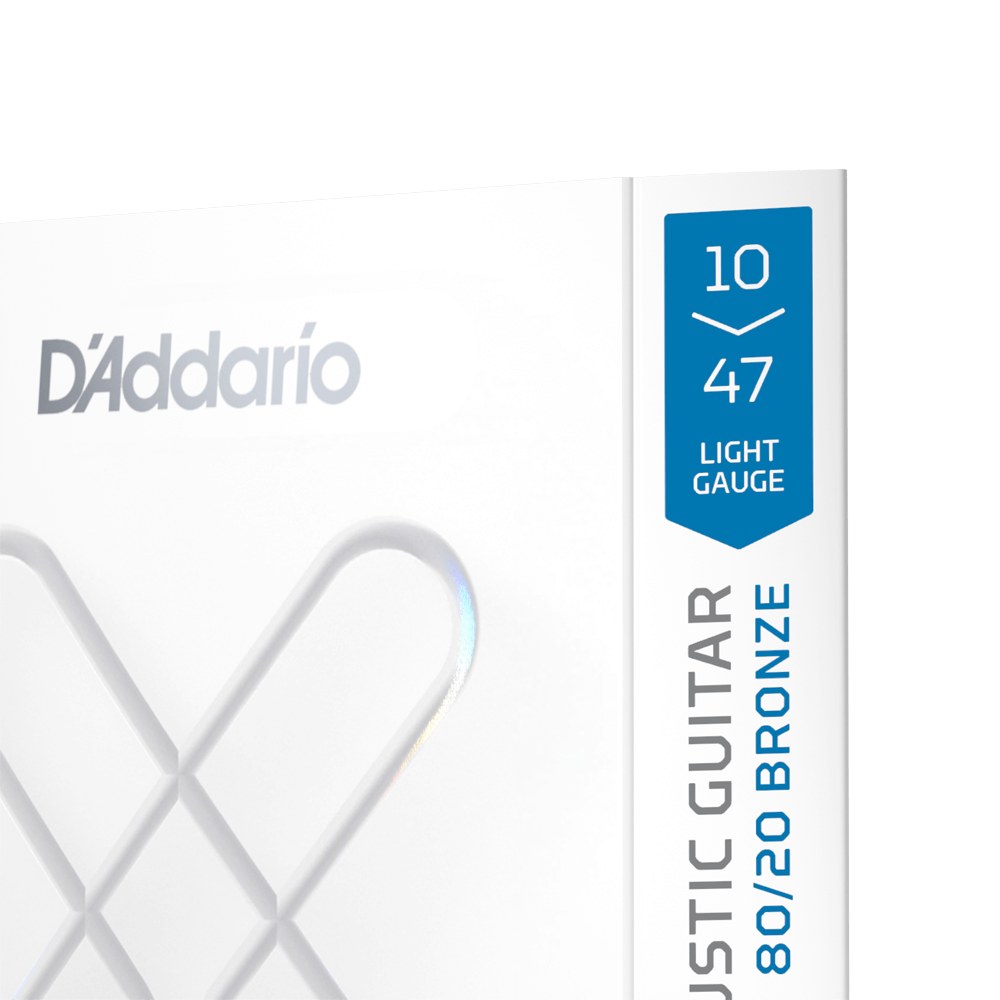 Cận cảnh bao bì dây D'Addario XSABR1047-12 10-47 Light 12-String