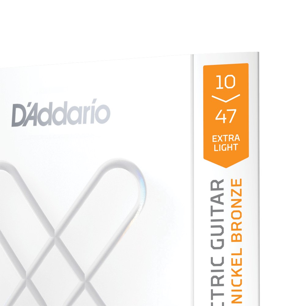 Cận cảnh bao bì dây D'Addario XSANB1047 10-47 Extra Light