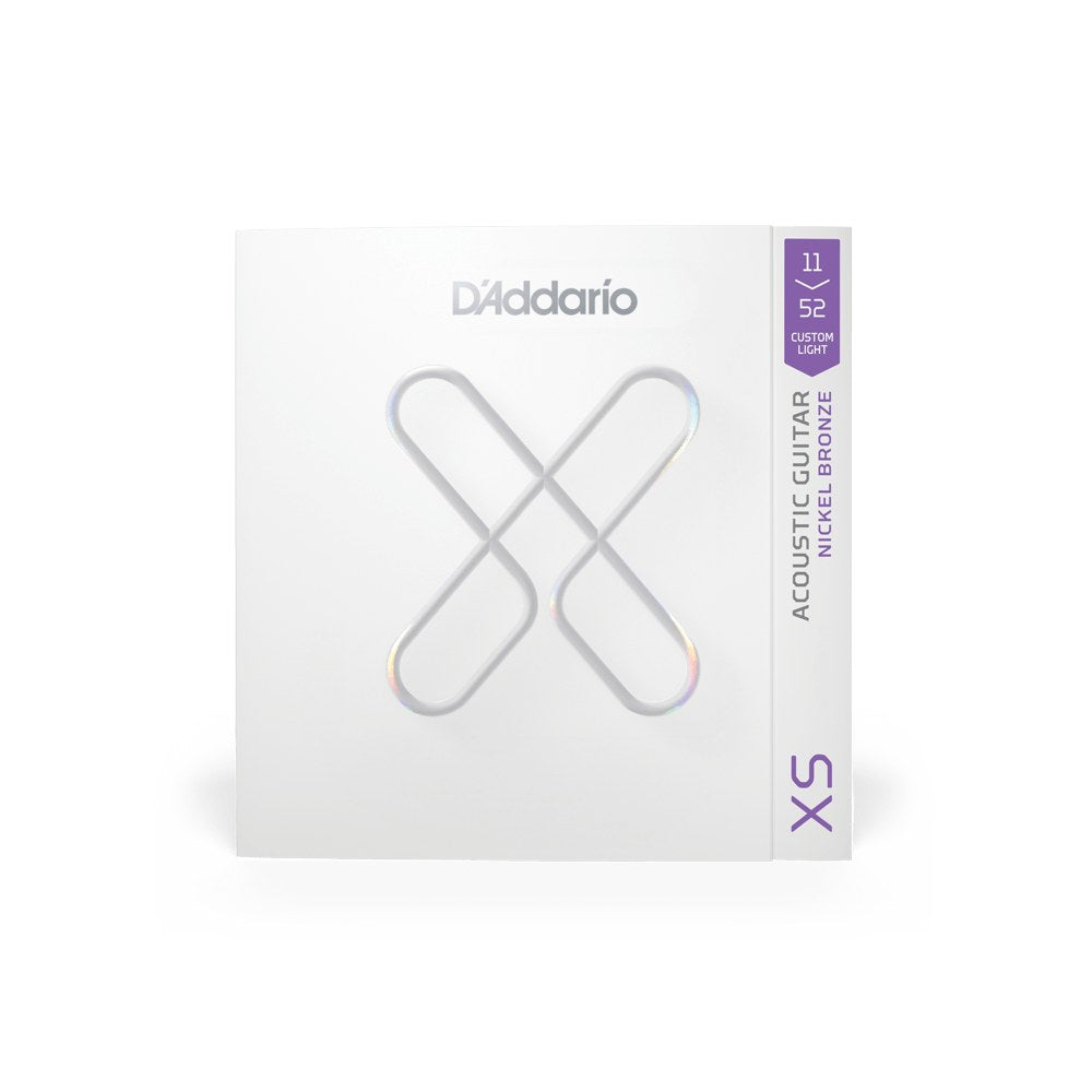 Bao bì dây D'Addario XSANB1152 cỡ 11-52 Custom Light – mặt trước