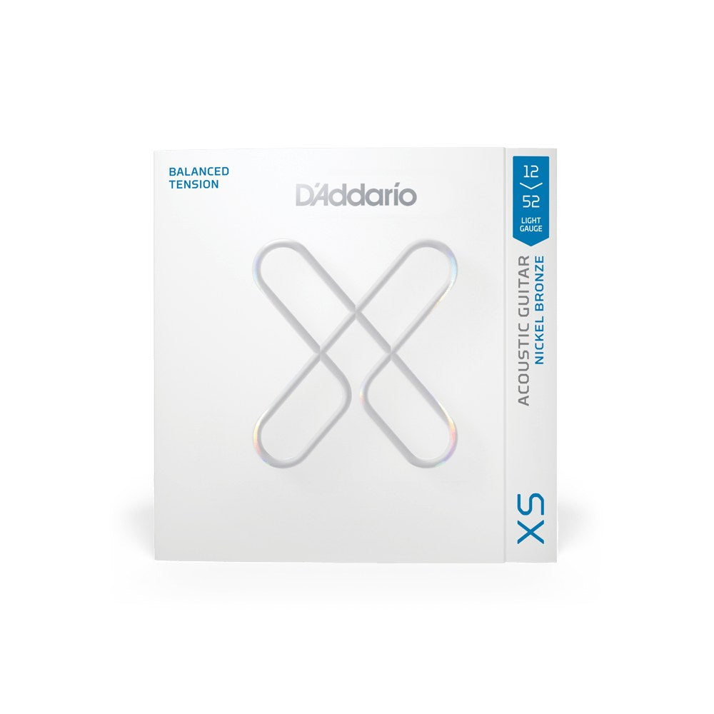 Bao bì dây D'Addario XSANB1252BT cỡ 12-52 Light Balanced Tension – mặt trước