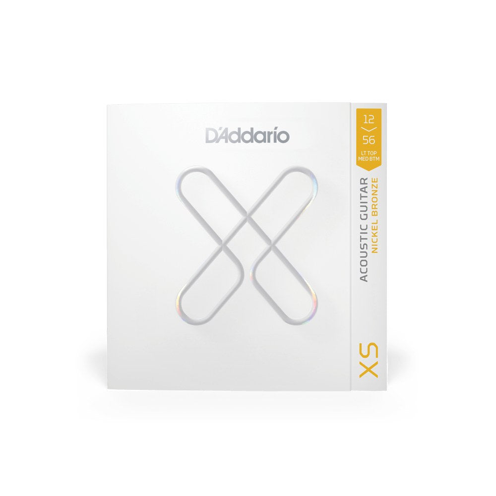 Bao bì dây D'Addario XSANB1256 cỡ 12-56 Light Top/Medium Bottom – mặt trước